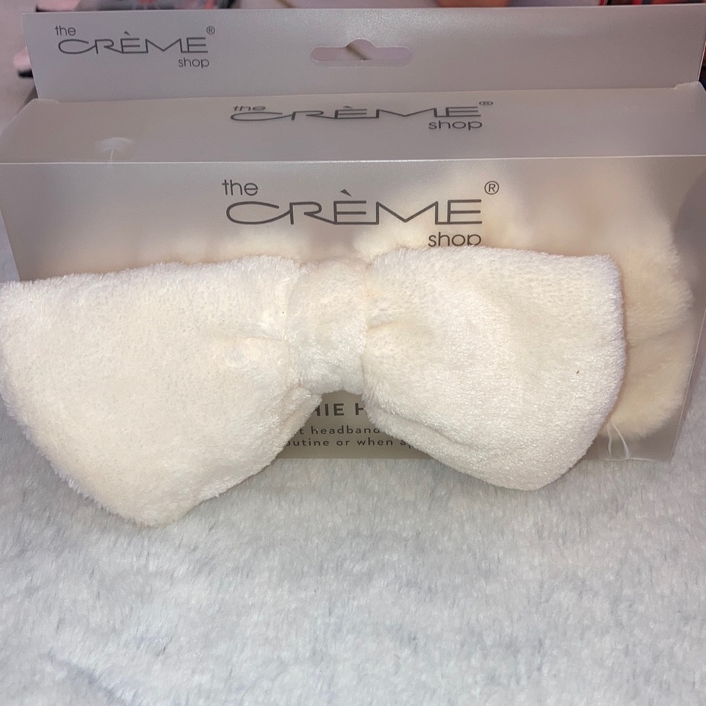 Crème brand plushie headband
